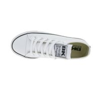 BRITISH KNIGHTS Kaya Low, Sneakers basse da donna in tela con punta rinforzata, stringate, B49-3705-01, Bianco