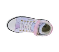 BRITISH KNIGHTS Dee Kids' Mid-Top Sneakers with Gradient Color, Girls' Lace-Up Shoes with Reinforced Toe B49-3734C-07 White/Blue/Pink/Multicolor