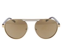Lunettes de soleil Champion pour homme, style aviateur, polarisées, sans filtre, coloris marron/vert foncé ou or miroir/or