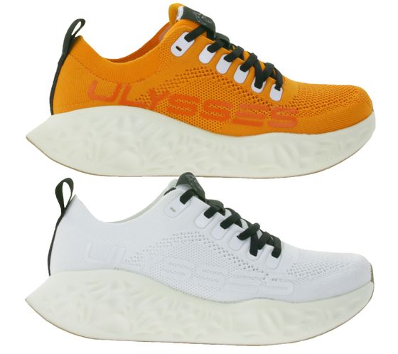 ULYSSES Honi Damen Lauf-Schuhe mit Adaptive Running System Sneaker Fitness-Schuhe Orange oder Weiß