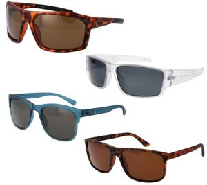 Champion Sonnenbrille Herren Freizeit-Brille verspiegelte Urlaubs-Brille mit und ohne Filterkategorie Braun, Blau oder Grau/Weiß
