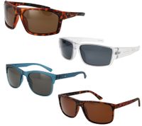 Occhiali da sole Champion da uomo - Occhiali da sole a specchio per il tempo libero e le vacanze - Con e senza filtro - Marrone, Blu o Grigio/Bianco