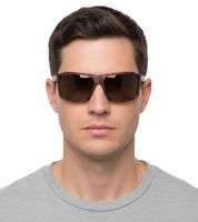 Occhiali da sole Champion da uomo - Occhiali da sole a specchio per il tempo libero e le vacanze - Con e senza filtro - Marrone, Blu o Grigio/Bianco