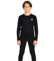 odlo Kids' Thermal Shirt with ZeroScent Technology, Long-Sleeved Functional Shirt 10459 1500 Black