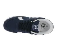 U.S. ATHLETIC Speed ​​Run Men's Sport Sneakers in Canvas/Suede Look, Lace-Up Shoes, Trainers, Gray, Black, White, or Navy