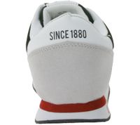 U.S. ATHLETIC Speed ​​Run Men's Sport Sneakers in Canvas/Suede Look, Lace-Up Shoes, Trainers, Gray, Black, White, or Navy