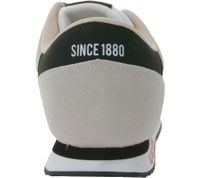 U.S. ATHLETIC Speed ​​Run Men's Sport Sneakers in Canvas/Suede Look, Lace-Up Shoes, Trainers, Gray, Black, White, or Navy