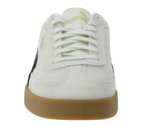 PUMA Club II Era Men's Genuine Leather Shoes Women's Sneakers in a Retro Football Design with Softfoam Beige/Black, White/Black, or Beige/Brown