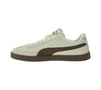 PUMA Club II Era Men's Genuine Leather Shoes Women's Sneakers in a Retro Football Design with Softfoam Beige/Black, White/Black, or Beige/Brown