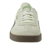 PUMA Club II Era Men's Genuine Leather Shoes Women's Sneakers in a Retro Football Design with Softfoam Beige/Black, White/Black, or Beige/Brown