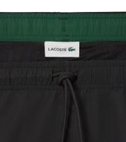 Lacoste Men's Swim Trunks, Sustainable Swim Shorts with Mesh Lining, MH6270 00 964, Black