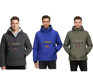 NAPAPIJRI Rainforest wasserabweisende Anorak-Jacke Winter-Jacke Grau, Royalblau oder Dunkelblau