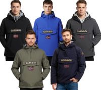 NAPAPIJRI Rainforest Water-Repellent Anorak Jacket Winter Jacket Gray, Black, Royal Blue, Dark Blue, or Khaki