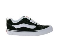 VANS Knu Skool Damen Echtleder-Sneaker modische Low-Top Schuhe Gummi-Waffelsohle VN0009QC6BT1 Schwarz