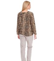 2-Pack Vestino Women's Off-Shoulder Carmen Blouse with Leopard Print Summer Shirt 900319 Beige/Black