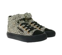 Zapatillas deportivas de media caña para niños BRITISH KNIGHTS Dee con lunares - Zapatillas con cordones para niñas y niños con puntera reforzada - Negro/Verde Oliva o Beige/Negro