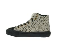 Zapatillas deportivas de media caña para niños BRITISH KNIGHTS Dee con lunares - Zapatillas con cordones para niñas y niños con puntera reforzada - Negro/Verde Oliva o Beige/Negro