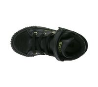 Zapatillas deportivas BRITISH KNIGHTS Roco Baby de caña media con estampado de leopardo - Zapatillas con cordones y puño plegable - Niñas B48-3709I Negro