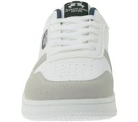 U.S. ATHLETIC Basic Men's Casual Sneakers with Embossed Logo, Lace-Up Shoes with Embroidery, Available in Black/Gray, White/Gray, or White/Black