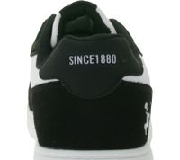 U.S. ATHLETIC Basic Men's Casual Sneakers with Embossed Logo, Lace-Up Shoes with Embroidery, Available in Black/Gray, White/Gray, or White/Black