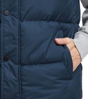 BLEND Tomy Herren Stepp-Weste warm gefütterte Übergangs-Weste mit hohem Kragen 20716813 ME Blau, Beige oder Schwarz