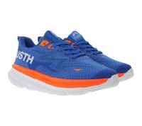 U.S. Athletic Nitro Men's Casual Sneakers with "USTH" Print, Lace-Up Shoes, Available in Navy/Red, Black, Blue/Neon Orange/White, Black/White, or Gray/White