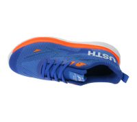 U.S. Athletic Nitro Men's Casual Sneakers with "USTH" Print, Lace-Up Shoes, Available in Navy/Red, Black, Blue/Neon Orange/White, Black/White, or Gray/White