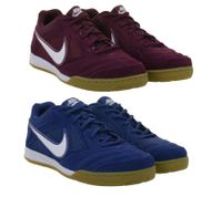NIKE Gato Men's Low-Top Sneakers Women's Retro Indoor Soccer Shoes with Genuine Leather HQ6020 in Bordeaux Red and Blue