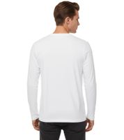 11 PROJECT Emilio Men's Long-Sleeve Basic Shirt with Crew Neck, Cotton Shirt 21300996ME, Blue, White, or Black