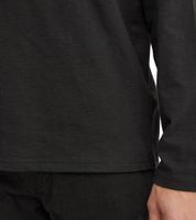 11 PROJECT Emilio Men's Long-Sleeve Basic Shirt with Crew Neck, Cotton Shirt 21300996ME, Blue, White, or Black