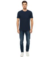 11 PROJECT Otto Herren Baumwoll-Shirt T-Shirt schlichtes Sommer-Shirt mit Brusttasche 20716238 ME Schwarz, Blau oder Grau