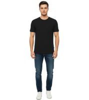 11 PROJECT Otto Herren Baumwoll-Shirt T-Shirt schlichtes Sommer-Shirt mit Brusttasche 20716238 ME Schwarz, Blau oder Grau