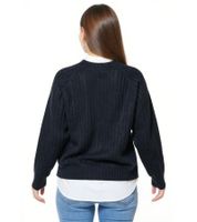 2-Pack Women's Knit Sweaters with Round Neck, Everyday Sweater 957804 Black