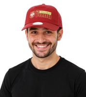 2er Sparpack PUMA Unisex Serbien Trucker-Cap mit Serbien Wappen 024287 03 Bordeaux-Rot
