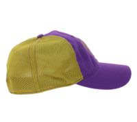 3er Sparpack Pussycat Dolls Unisex Trucker-Cap Baseball-Cap mit atmungsaktiven Mesh-Einsatz Baumwoll-Cap Fan-Mütze TC110470PCD Lila/Gold