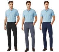 NORTH BEND Gerd Herren Outdoor-Hose wasserabweisende Trekking-Hose Wander-Hose mit W-PRO Wetterschutzsystem 231162MMM Blau, Grau oder Schwarz