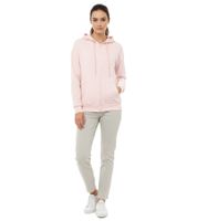 ZWILLINGSHERZ Damen Sweat-Jacke mit Kapuze Zip-Hoodie mit Taschen 46094-13 Rosa