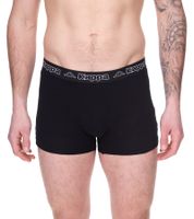 Lot de 6 boxers Kappa pour homme avec logo et inscription 351L1JW ADL Noir/Bleu/Rouge