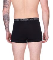 Lot de 6 boxers Kappa pour homme avec logo et inscription 351L1JW ADL Noir/Bleu/Rouge