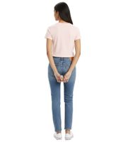 LEVI'S Perfect Tee T-shirt da donna con logo applicato, maglietta estiva in cotone 39185-0323 Rosa