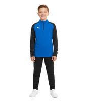 PUMA Teamliga 1/4 Zip Top Kinder Sweatshirt nachhaltiges Trainings-Shirt mit dryCELL Sport-Shirt 657237 Rot, Blau, Grau, Gelb oder Grün