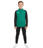 PUMA Teamliga 1/4 Zip Top Kinder Sweatshirt nachhaltiges Trainings-Shirt mit dryCELL Sport-Shirt 657237 Rot, Blau, Grau, Gelb oder Grün