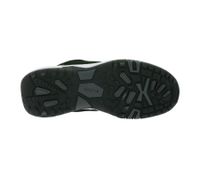 Wasserabweisender ALPINA Diamond Unisex Trekking-Schuhe Wander-Sneaker Echtleder-Schuhe Outdoor-Schuhe IS211K Schwarz/Grau