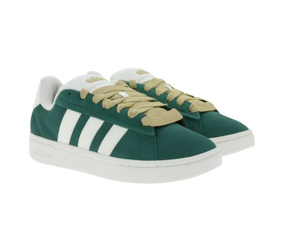 Scarpe da ginnastica adidas Grand Court Alpha da donna con tecnologia Cloudfoam, scarpe casual con lacci IH3850 verde/bianco