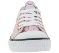 BRITISH KNIGHTS Master Lo Damen Low-Top Sneaker mit Flamingo-Print Schnür-Schuhe aus Canvas B49-3721-02 Rosa