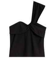 3-Pack Women's Summer Top, Asymmetrical Wrap Style, 906010 Black