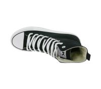 BRITISH KNIGHTS Kaya High Damen High-Top Canvas-Sneaker mit Plateau-Sohle Schnür-Schuhe mit verstärktem Zehenbereich B49-3703-02 Schwarz