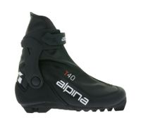ALPINA T40 Herren & Damen Ski-Langlauf-Schuhe mit Thinsulate-Isolierung Winter-Schuhe Wintersport 53541K Schwarz