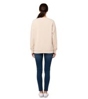 ZWILLINGSHERZ Women's Sweater, Simple Winter Pullover with Crew Neck, 46092, Gray, Beige, or Light Blue