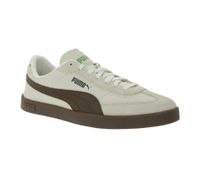 PUMA Club II Era Herren Echtleder-Schuhe Damen Sneaker im Fußball-Retro Design mit Softfoam Weiß/Schwarz oder Beige/Braun
